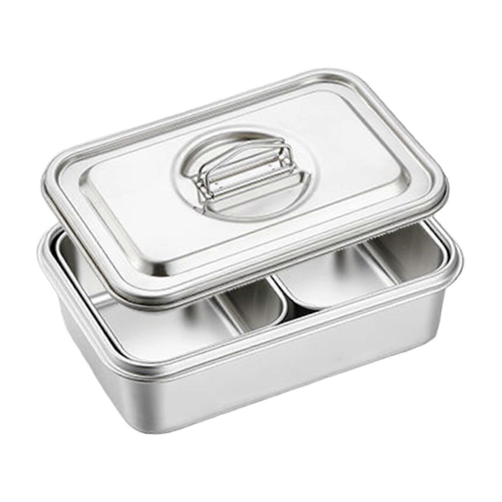 Chafing Buffet Chafer Set Hot Pot Chafer for Banquet Kitchen Seasonings 2 Διαμερίσματα