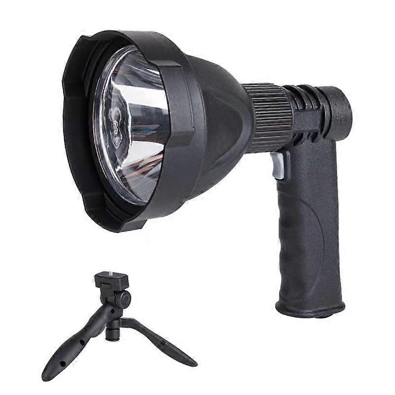 LED Hand held Spotlight USB Rechargeable Camping Hunting Flashlight Torch Lamp