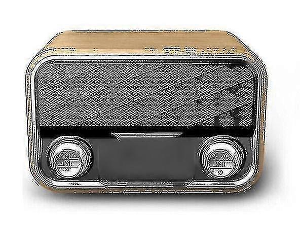Bluetooth Retro Radio mit Aux / FM, Notfunk mit Antenne, High-End Portable Bluetooth Speak