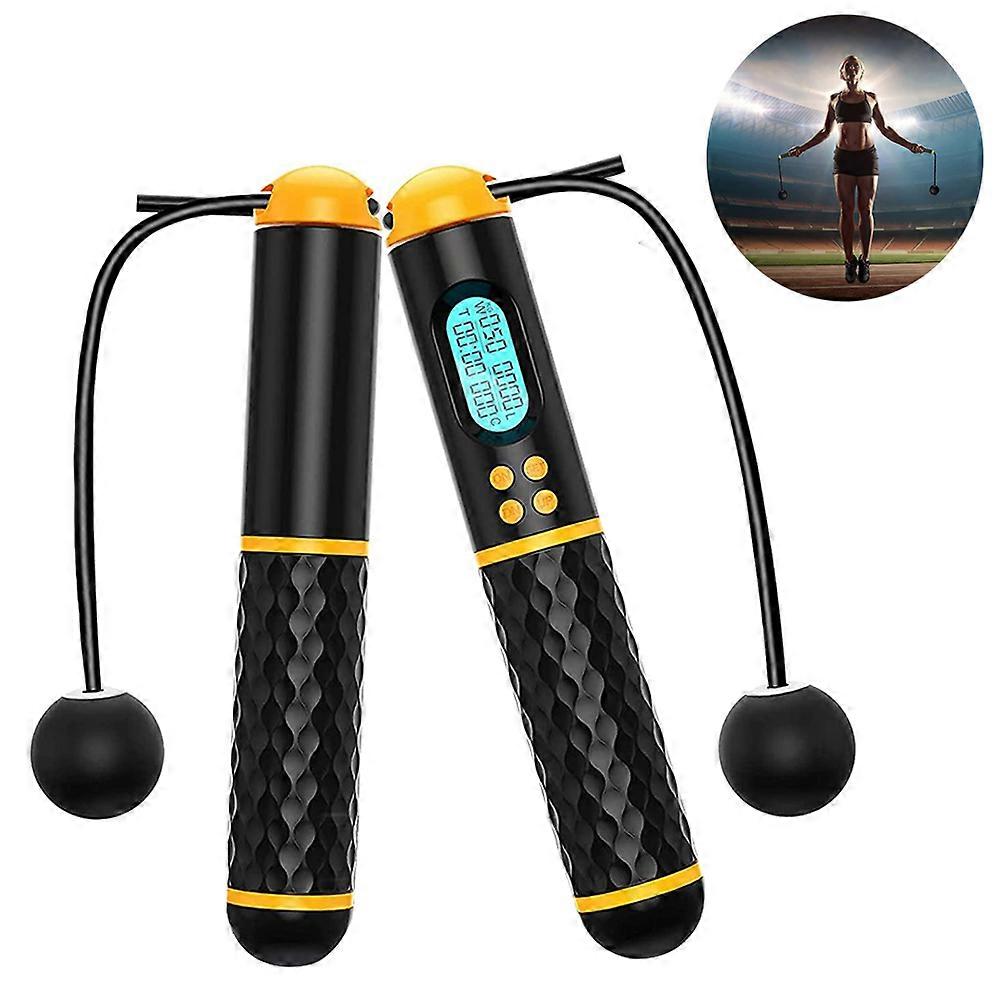 Jump Rope, Digital Weighted Ropeless skipping Rope, Adjustable-1614