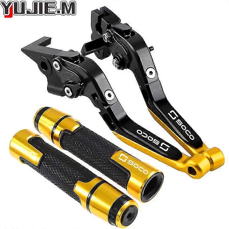 Super Soco TC TCmax TS TSx Brake Lever Set, Extendable Handle Levers Motor Bike  Handle Grips Handlebars