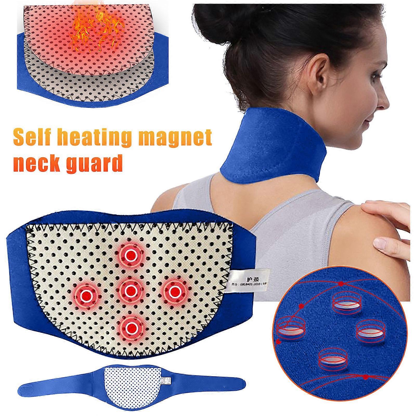 Magnetic Neck Protector With Self-heating Support For Neck Protectors With Neck Support