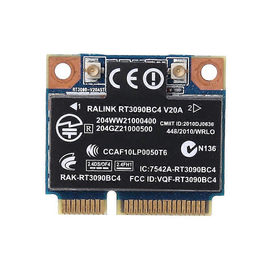 KINCJON 802.11b / g / n نصف محول لاسلكي Pcie صغير واي فاي بطاقة بلوتوث متوافقة 3.0 لحصان Cq42 / Cq62 / G56 / Cq56 / Dv6