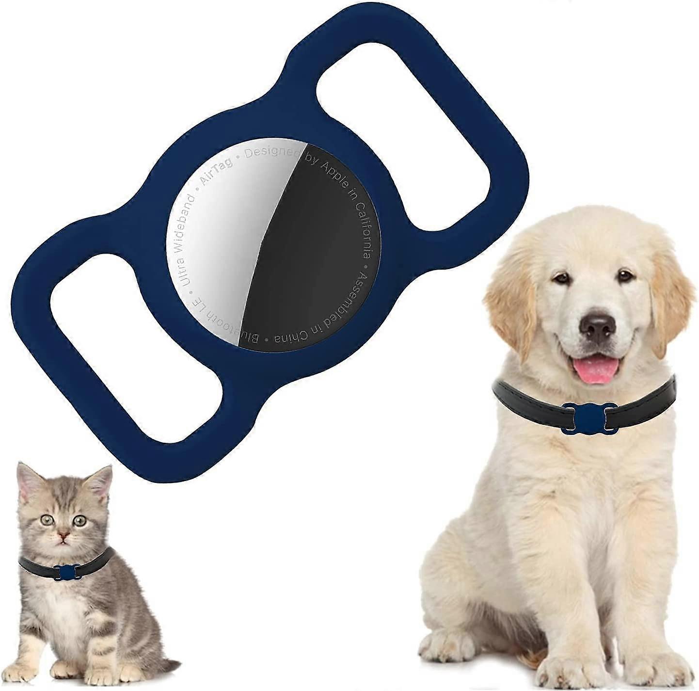 Protective Silicone Case for Airtag, Case Compatible with Airtag for Dog Cats, Protective Cover Anti-Scratch and Anti-Lost