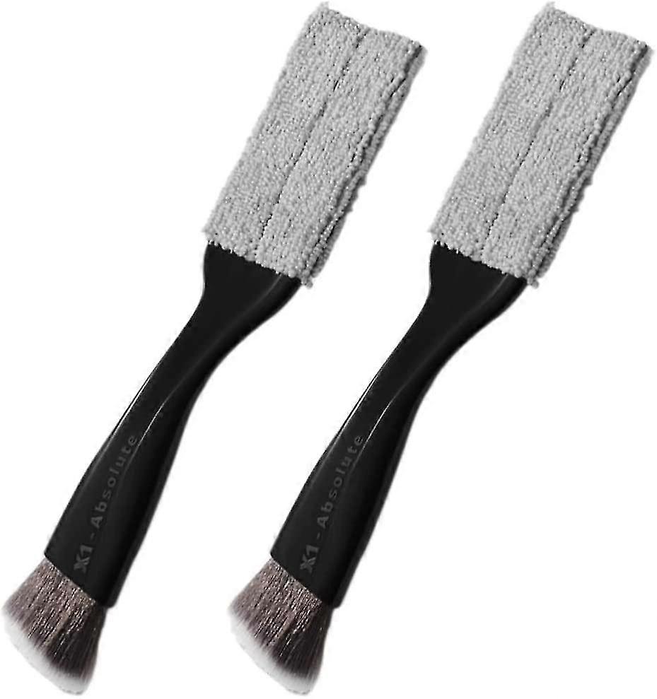 2pcs Car Cleaning Brushes Mini Duster For Car Air Vent