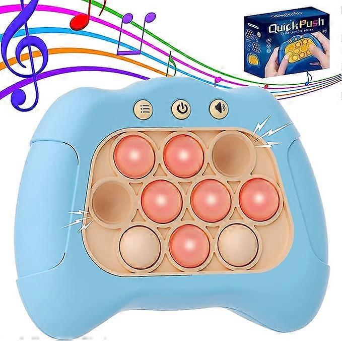 Pop Game Sensory Fidget Toys For Kids, Aionly Light Up Pattern Popping Game, Puzzle Pop Bubble Game Controller Machine, Push Pop Stress Toys