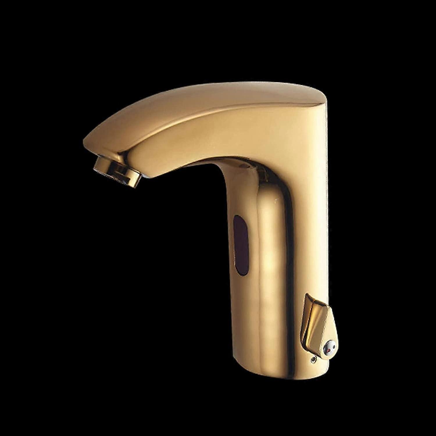 Sensor Basin Faucets Automatic Sensor Mixer Faucet Contactless Hot and Cold Adjustable Battery-Powered Bathroom Sink Mixer