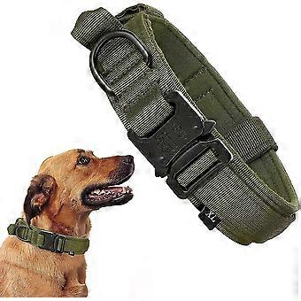 Taktiske hundehalsbånd Hundetrening Krage Halsbånd Hundehalsbånd Kjæledyr Utendørs Hundebånd Store og mellomstore hunder Militær Hund Trening Taktisk Hundebånd