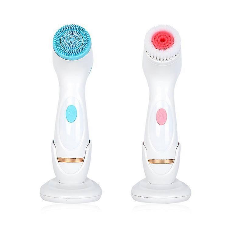 Electric Silicone Cleaning Brush Exfoliating Cleaning Usb Blue