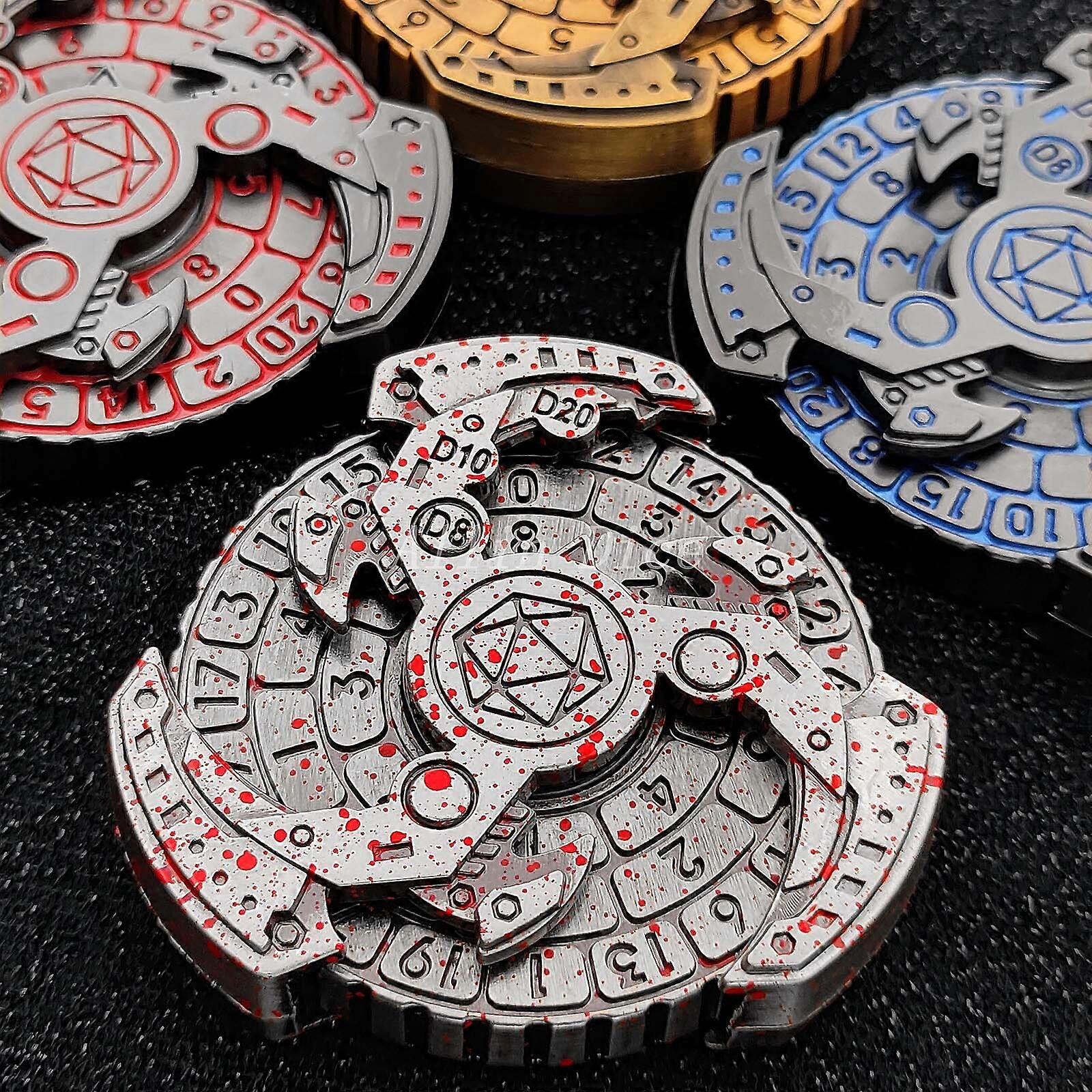 Roulette Dice D&d Metal Dice Fingertip Gyro Dice For Dungeons And Dragon Compass Dice Dnd Spinner Dice Rpg Machine Dnd Dice