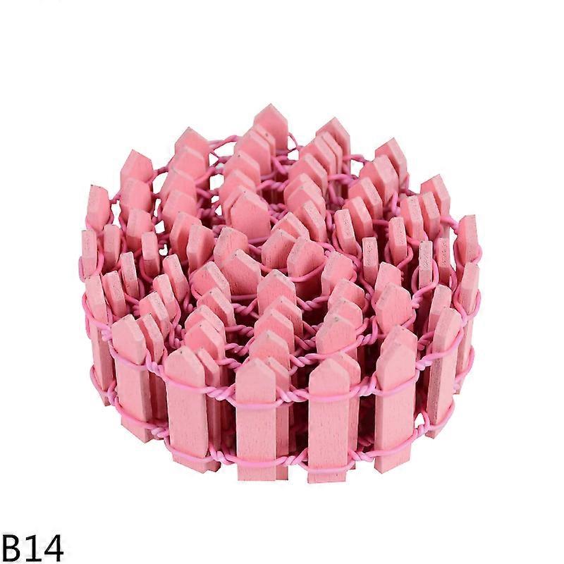 1metr 3/5cm barevná palisáda mini plot miniaturní pohádková zahrada mikro mini dřevěné řemeslo domácí dekorace