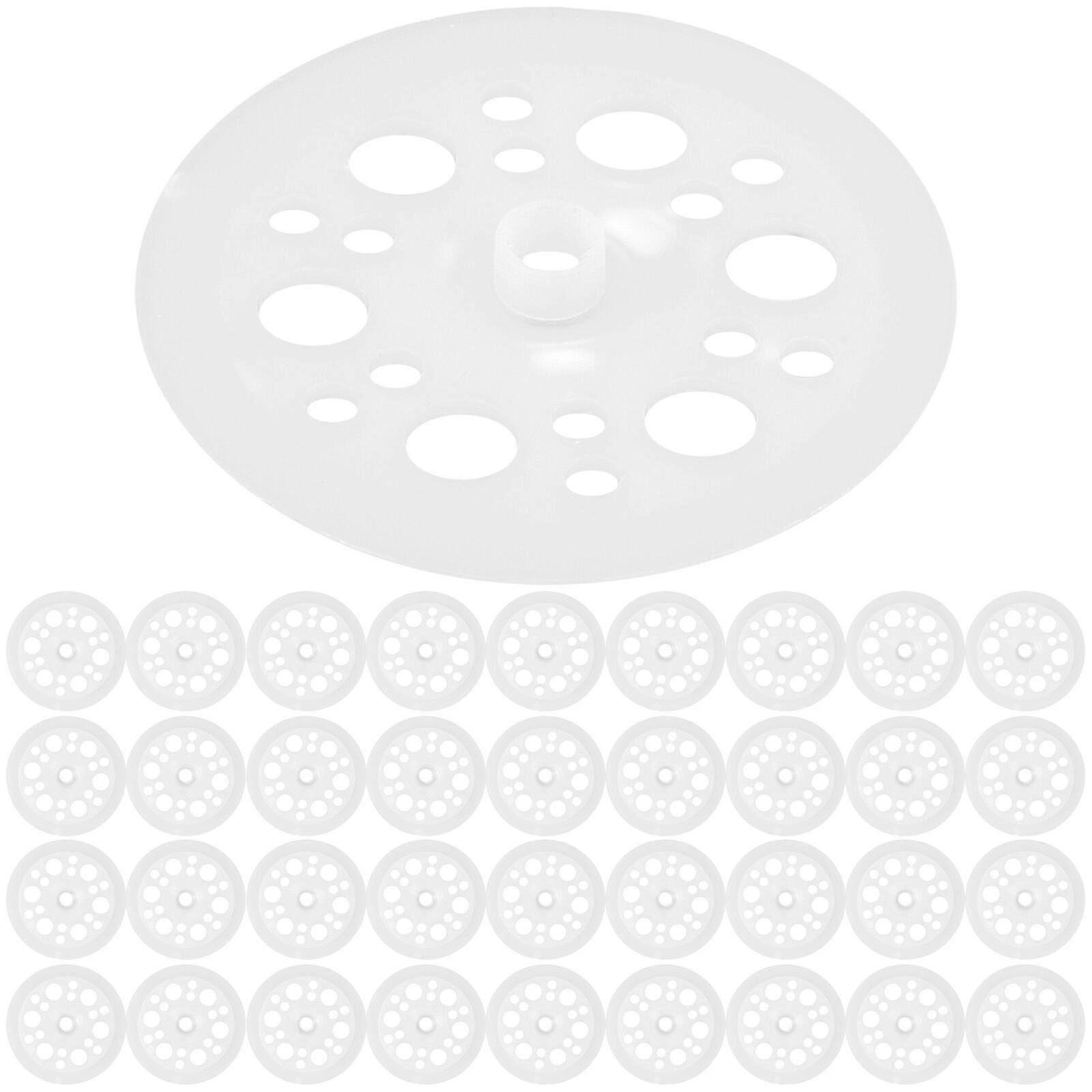 100 pcs Plastic Washers Insulated Board Washers Insulation Board Washers Round Washers