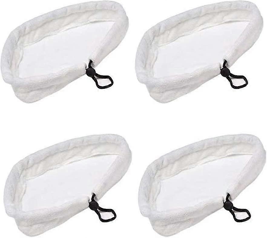4 Steam Mop Cloths, Triangular Microfiber Steam Mop Cloth, Washable Replacement Steam Mop Pads For C