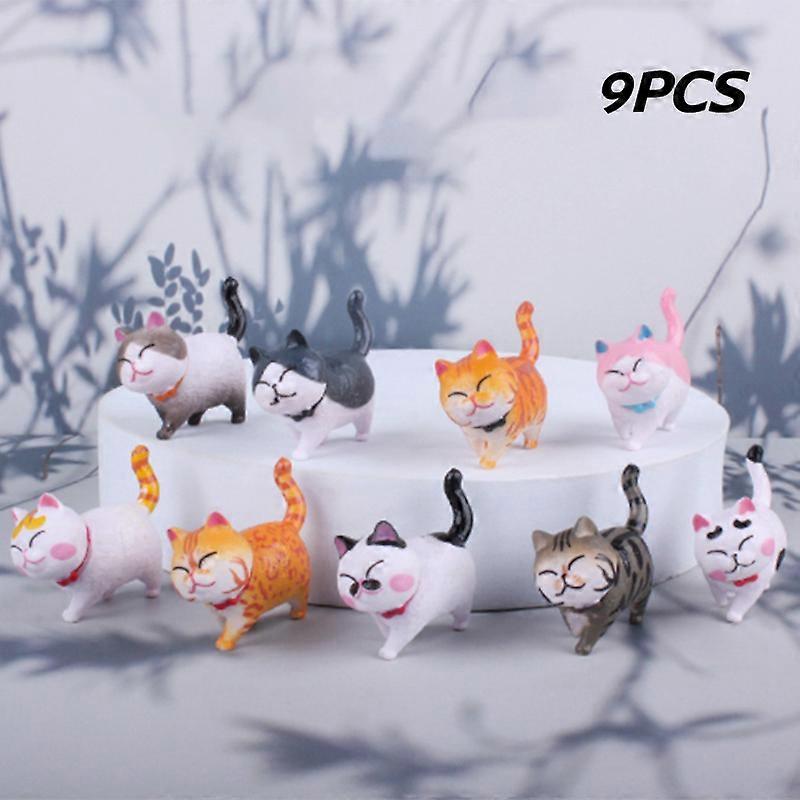 Mini Cat Anime Characters Figures Statue Model Toys Action Figure Toys
