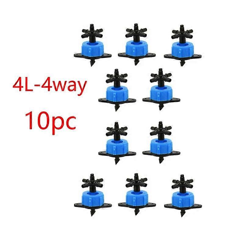 Drop Irrigation System 2/4/8 L/H Steady Flow Dripper Arrow Dropper With 2/4-Way Water Splitter For Bonsai Spider Distribution