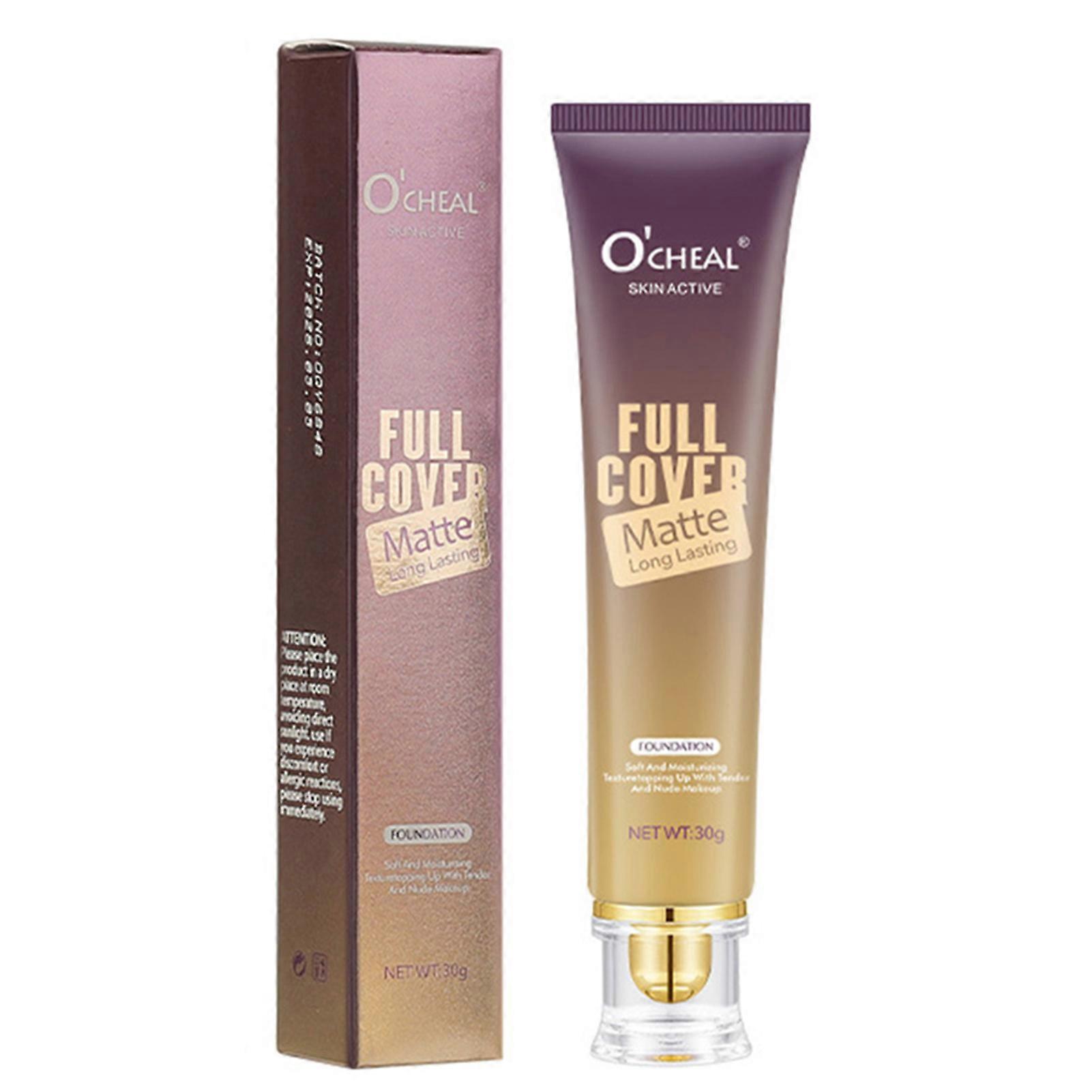 30g Silky Foundation-Liquid Long Lasting Waterproof Nourishing BB Cream Oil Control Moisturizing Concealer