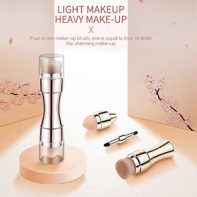4 in 1 Make-up Brush Eye Make-up Eyebrow Lips Concealing Blush Foundation Brush Professional Makeup Tools New