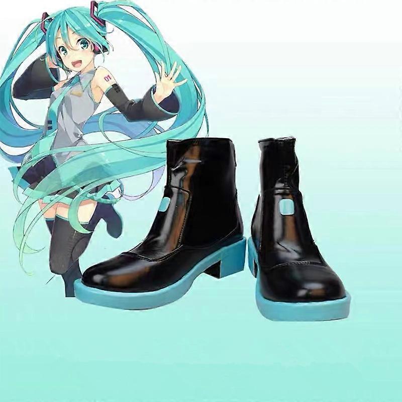 Vocaloid Miku Cosplay Zapatos Disfraz Japón Midi Principiante