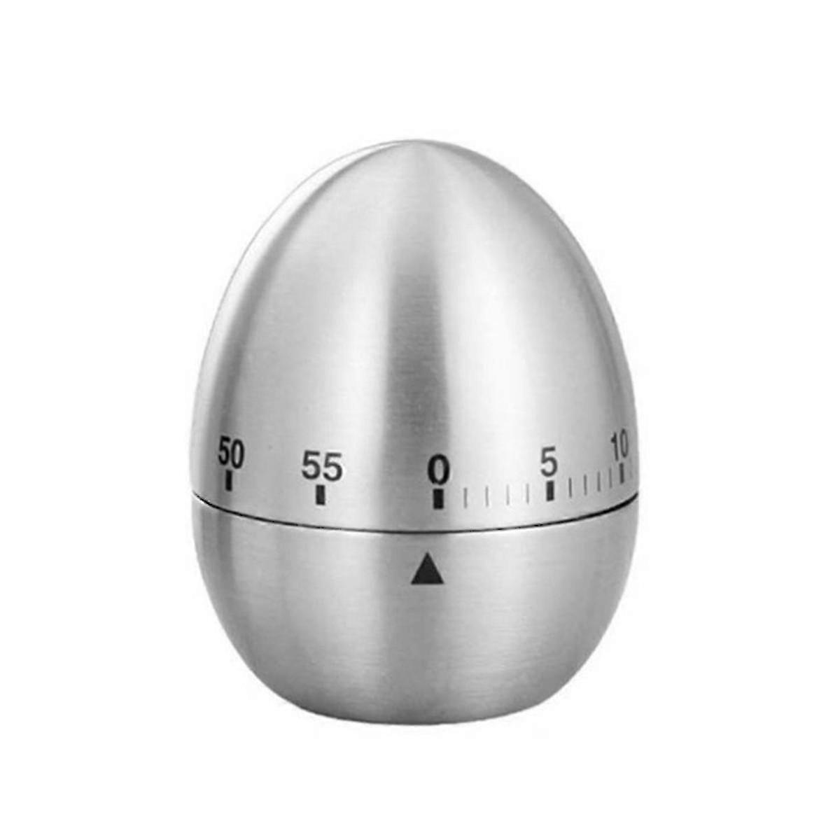 Cooking Tools Kitchen Timer Stainless Steel Egg Mechanical Alarm Time Clock Counting Cute Kitchen Egg Timer