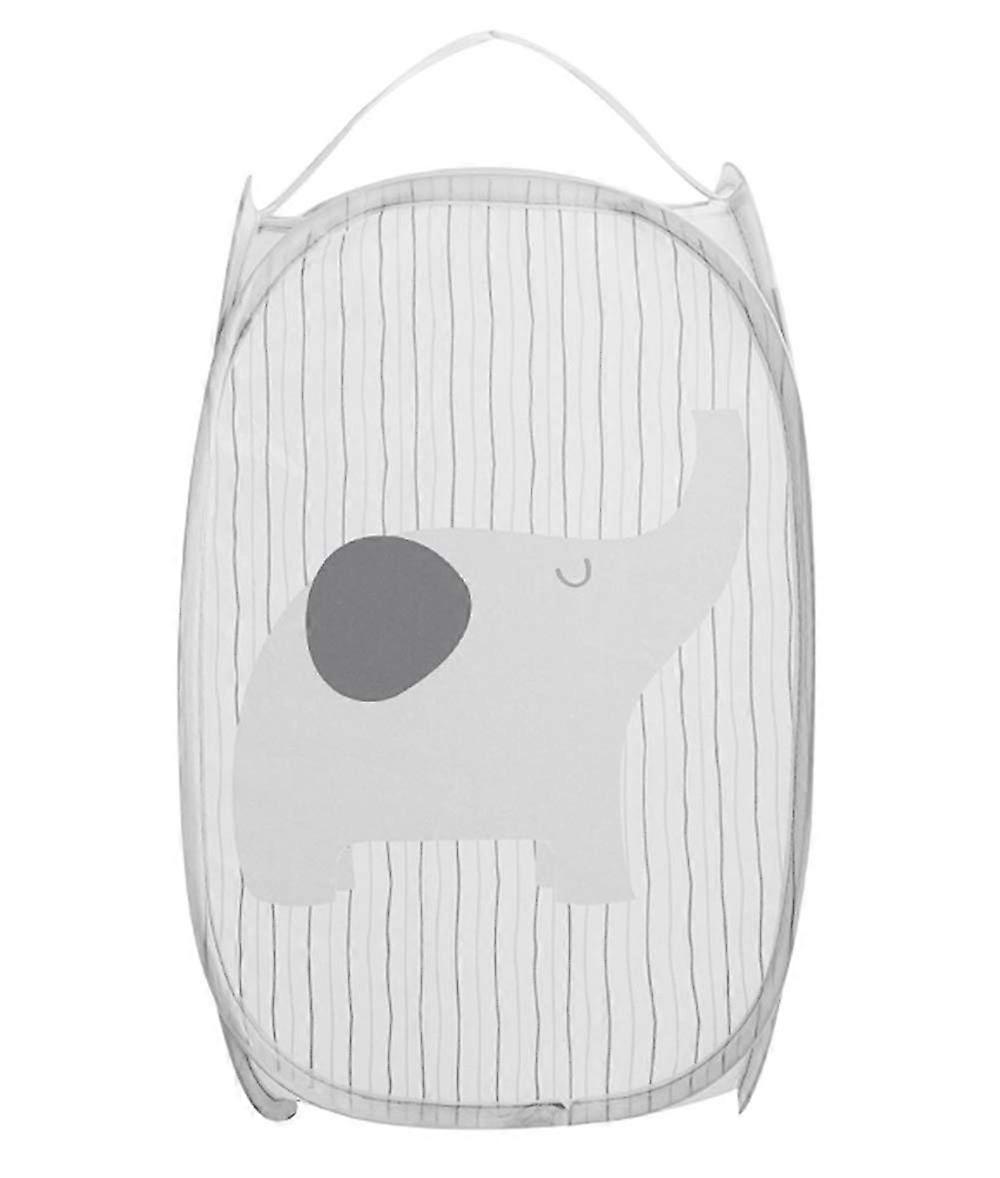82L foldable laundry basket, high rectangular cotton, toy storage