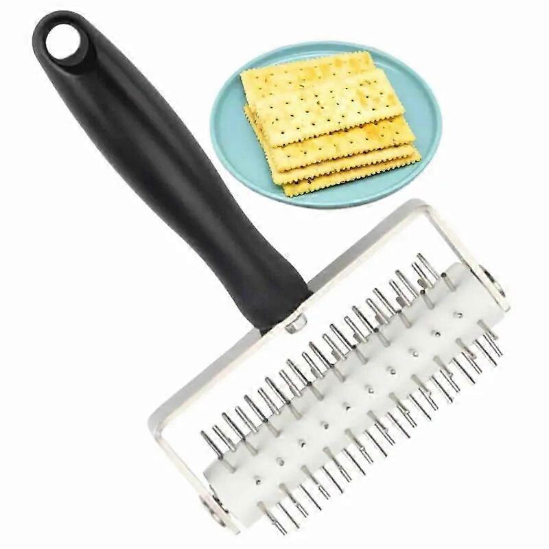 Edelstahl Pizza Puncher Tragbare Pastry Pie Nadel Räder Cutter Teig Roller Teig Maker Für Kruste Brot Pie Cookie