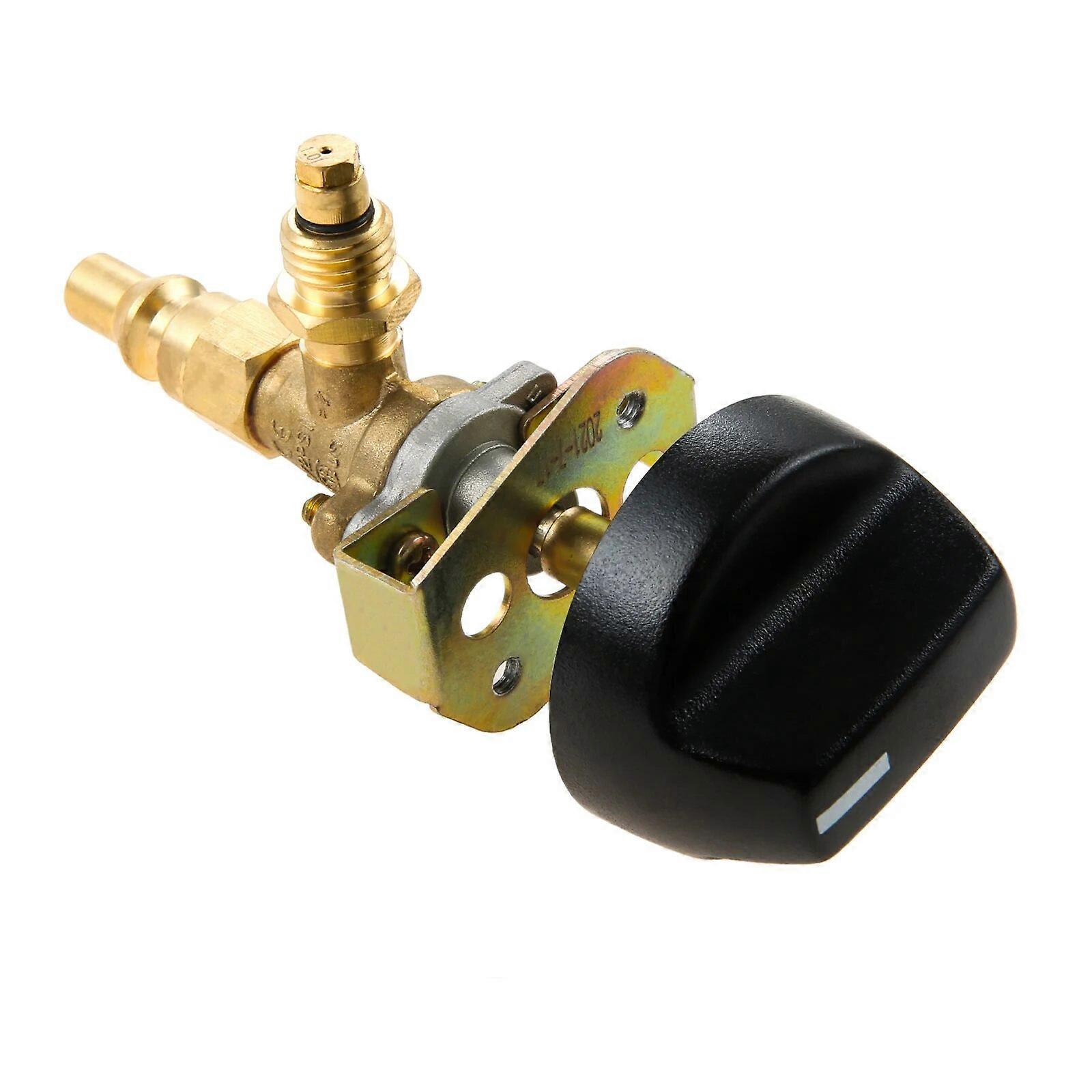 BBQ Grills Propane Supply Control Valve Fitting with 1/4 Quick Disconnect Plug Connection 57274 for Olympian 5500 Grills Camper