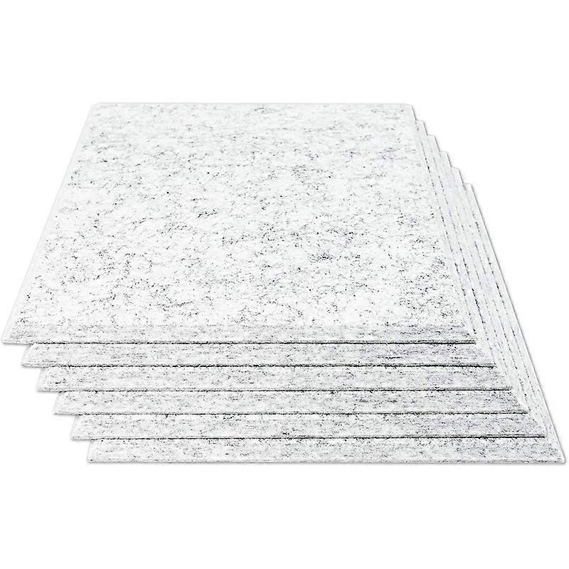 6 PCS Painel de Absorção Acústica 12 polegadas x 12 polegadas x 04 polegadas Estofamento à prova de som para isolamento de graves de eco
