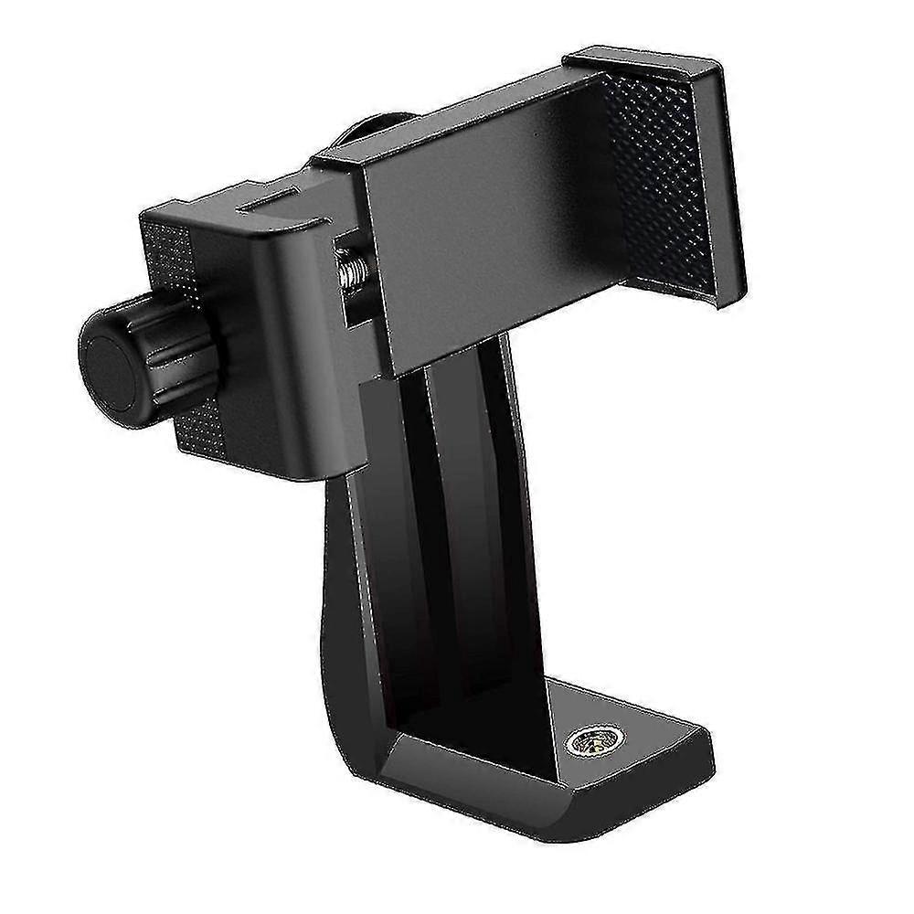 Phone Holder, Tripod Mount Adapter, Rotatable Bracket, Black