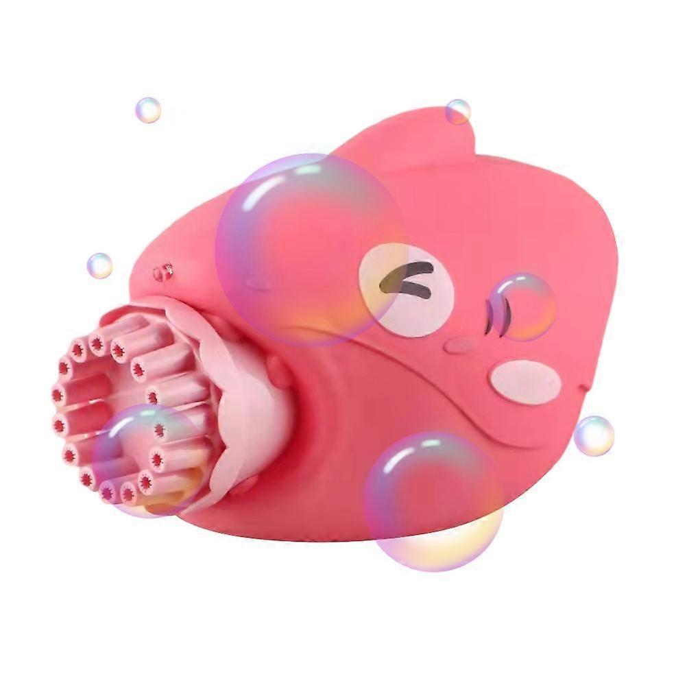 Kids Shark Bubble Gun Toys Summer Water Soap Bubble Blower for Electric Shark Bubbles Machine Toy Children Gift