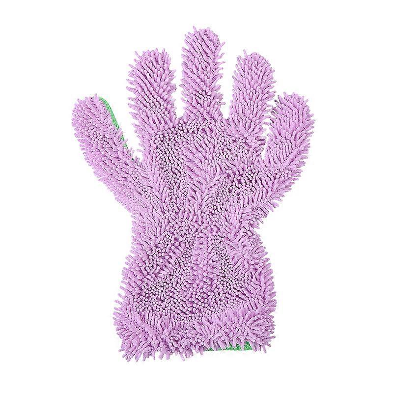 2pcs Double Sided Microfiber Interior & Exterior Auto Detailing Cleaning Glove