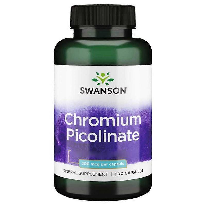 Swanson Chromium Picolinate 200mcg Capsules 200