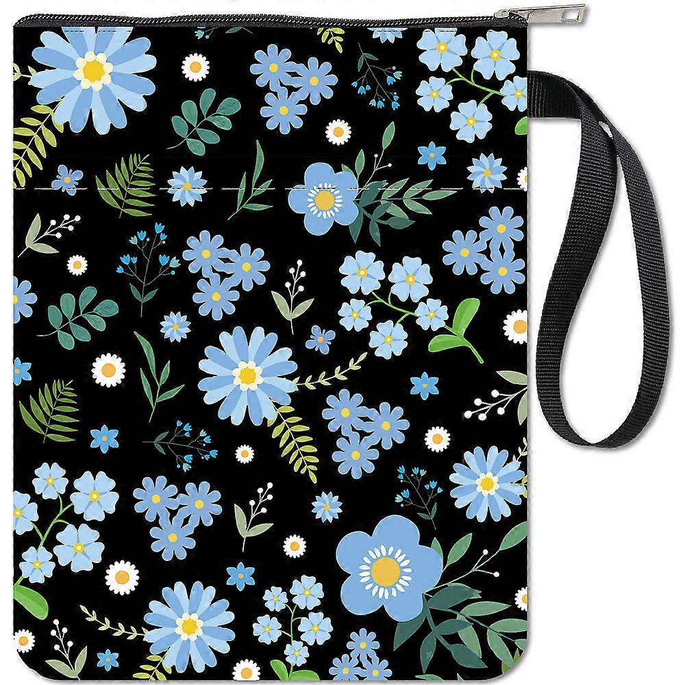 Cloth Book Cover Notebook Wraps Rectangle Flower 280x220mm