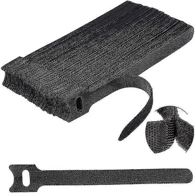 Auspicious-cable Ties 100 Pcs, Cable Straps, Reusable Cable Ties, Cable Storage Organizer, For Tying Cables, Sheaths, Pc Wires, Electrical Wires Etc (