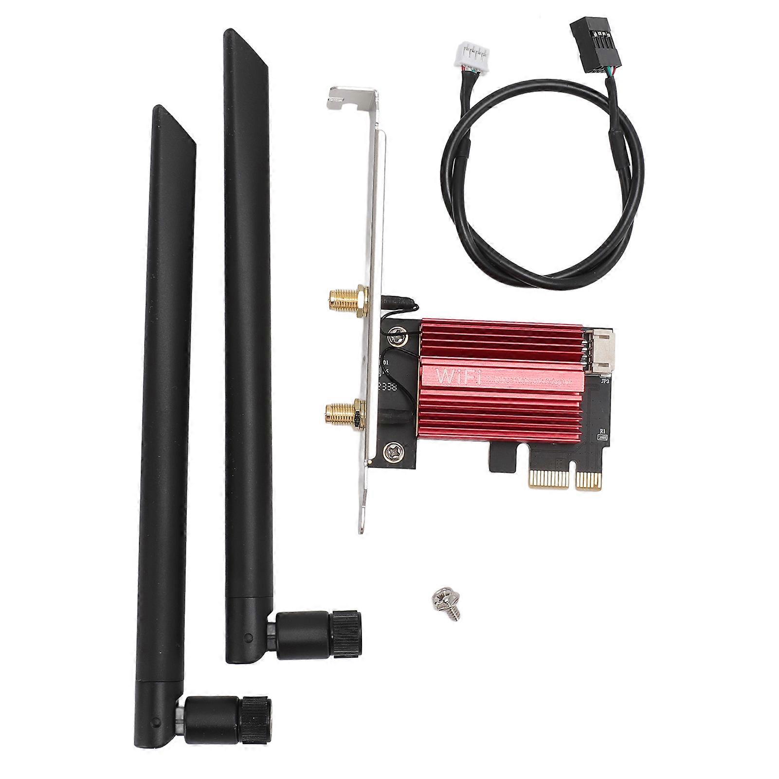 Desktop-Wireless-Netzwerkadapter 433 Mbit/s 2,4 G 5G Dualband-WLAN Bluetooth 4.2 PCIE Wireless-Netzwerkkartenadapter RTL8821CE Pro AW? CB304NF YEMMA