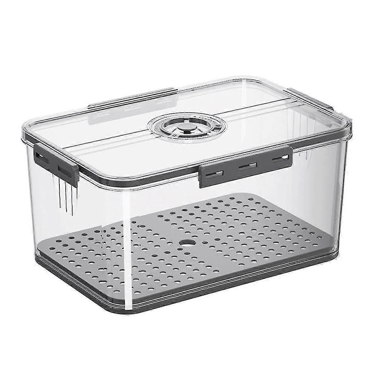 Fruits Vegetables Box compatible with Kitchen Countertop Airtight Loaf Bread Storage Container Time