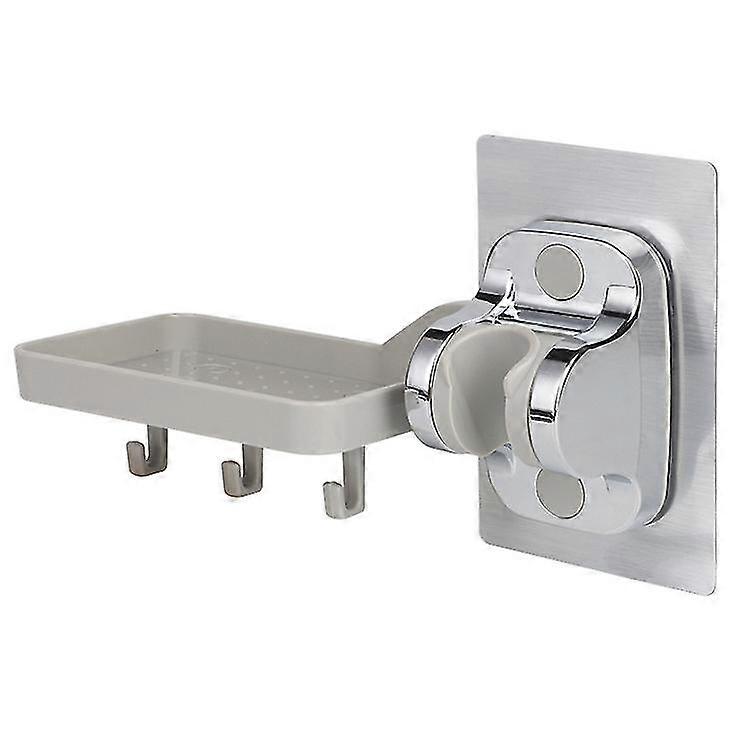hand shower holder no drilling strong adhesive handheld  adjustable angle (multifunctional)