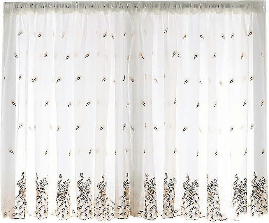 Short Window Sheer Curtains Valance
