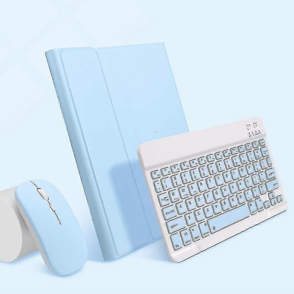 Ipad Air 4 Keyboard Case With Mouse,backlits Detachable Slim Keyboard,flip Folio Smart Cover With Keyboard For Women
