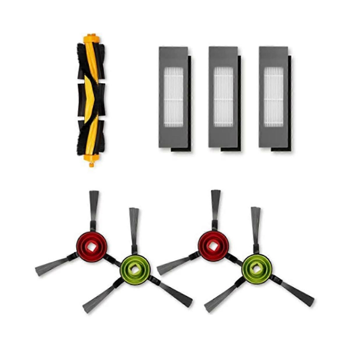 For Deebot Accessory Pack Replacement Brushes and Filters for Model OZMO 920/950/T5/T8/T8 / N7 N8 P