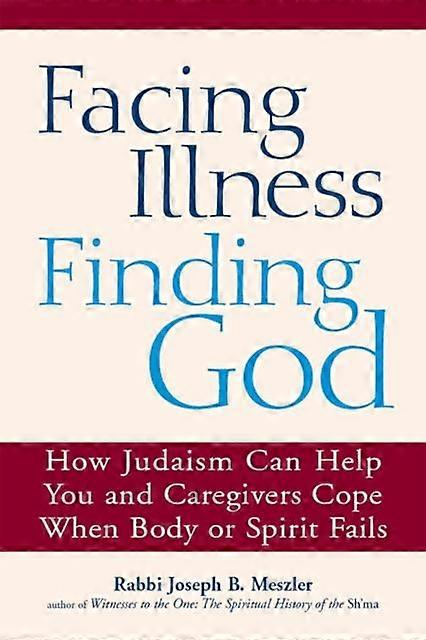 Facing Illness Finding God by Rabbi Joseph B. Meszler Paperback Book
