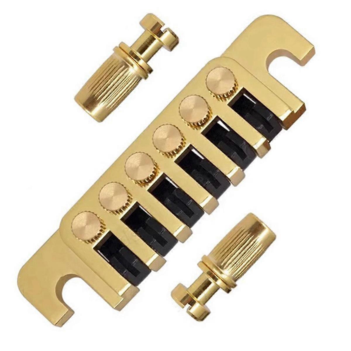 LP Electric Guitar -6 Bridge Frame Stop Rod 70S Bridge Tailpiece Tailpiece String Code LP/SG/ES/,Gold