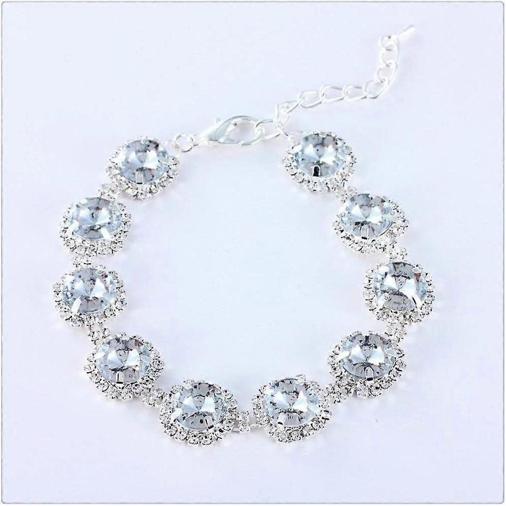 犬用リードファッション犬用首輪ペット用首輪犬マルチカラークリスタル子犬用首輪Le >-6