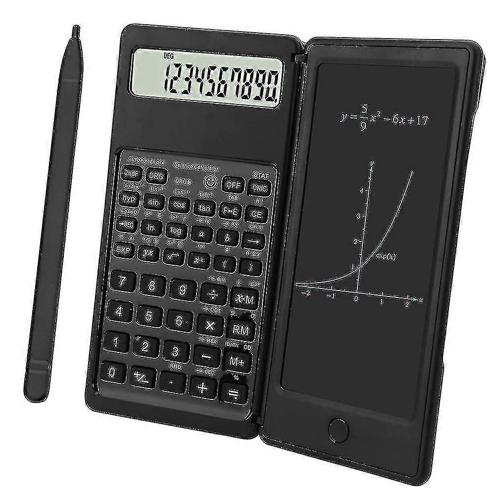 Scientific Calculator 10-digit Lcd Display Engineering Calculator With Writing Tablet For High Scho
