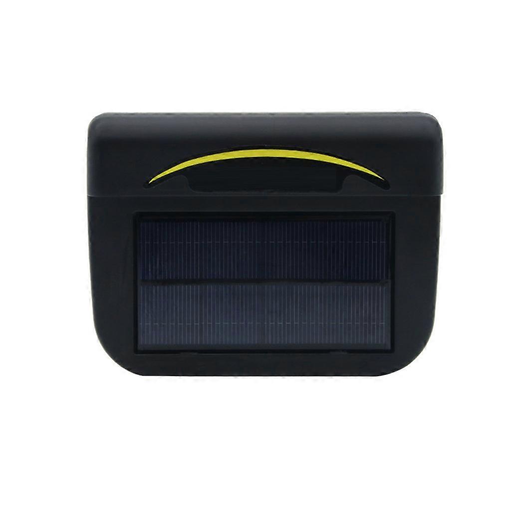Thuiskit Automatikventilator mit Lüfter Solar Sutomatic Fan Auto Ventilator Schwarz