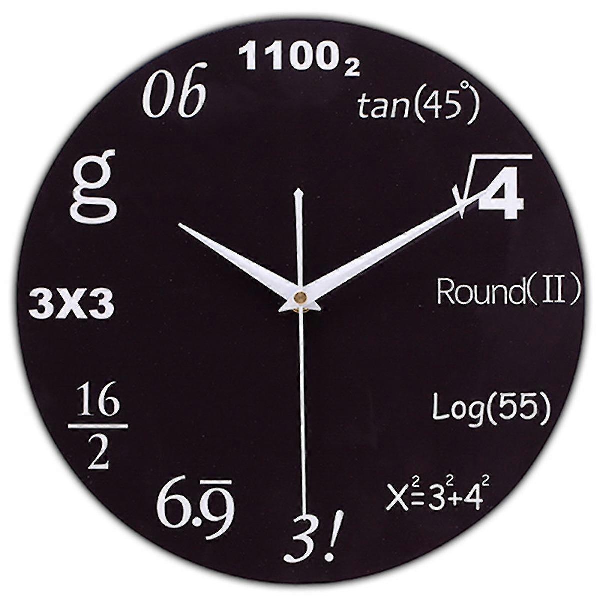 Mathematical Formula Vinyl Wall Clock Record_Ck