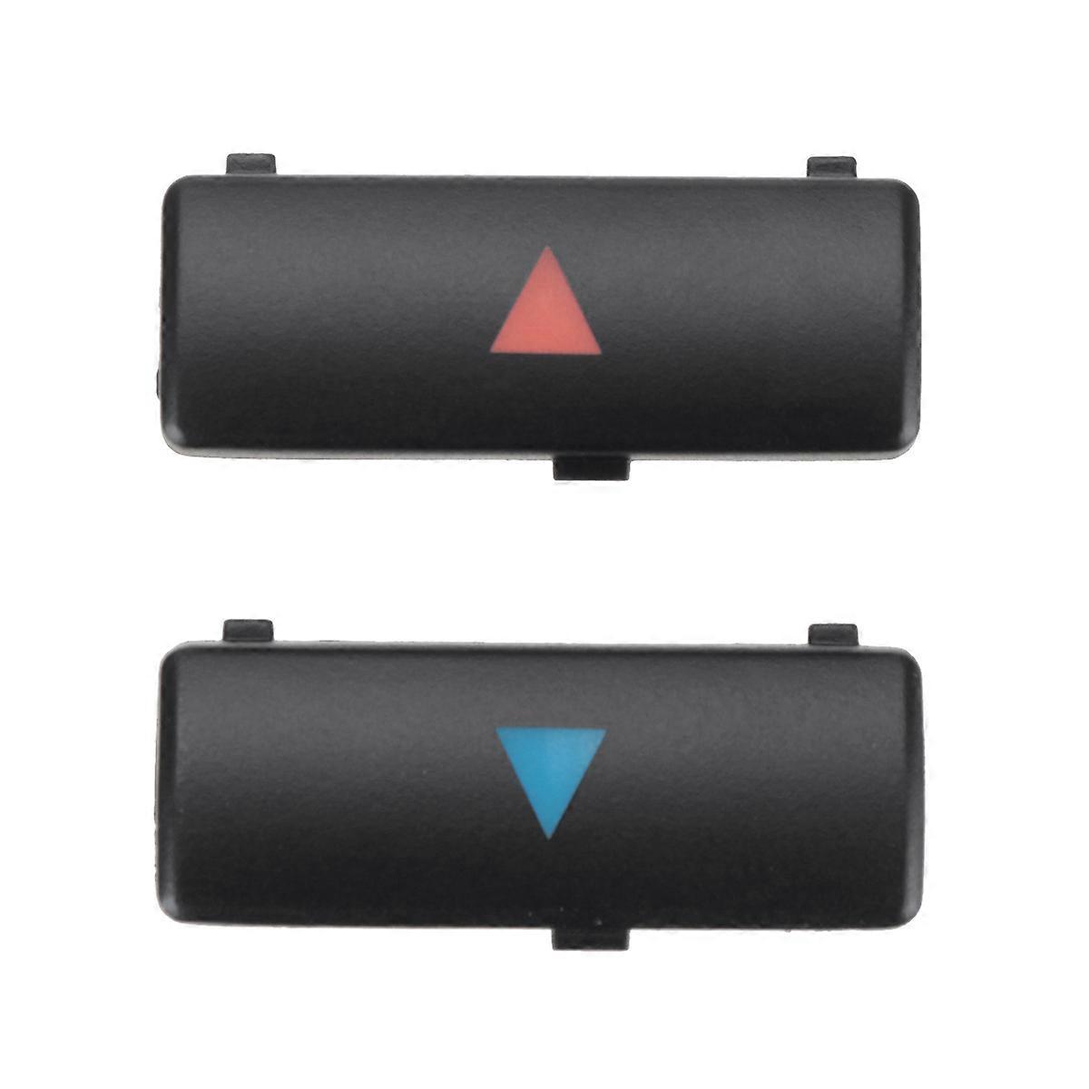 2Pcs Car Air Conditioner a / C Temperature Control Panel Switch Button Key Cover for X5 E39 E53 525I 530I 540I M5 64116924315