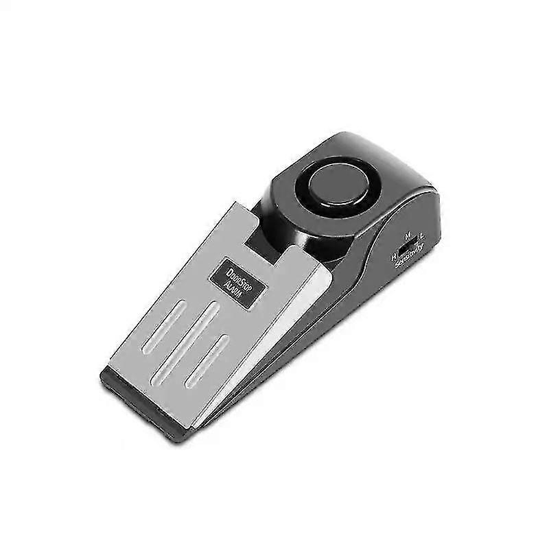 Home Mini Wireless Vibrating Alarm Door Stop Alarm Wedge Stopper Alarm