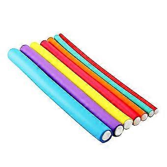20pcs Universal Hair Curling Flex Rods Multifunktions-Kaltwellen-Haarlockenwickler Haarroller-Sticks (Nr. 6, 1.0mm) (zufällige Farbe)