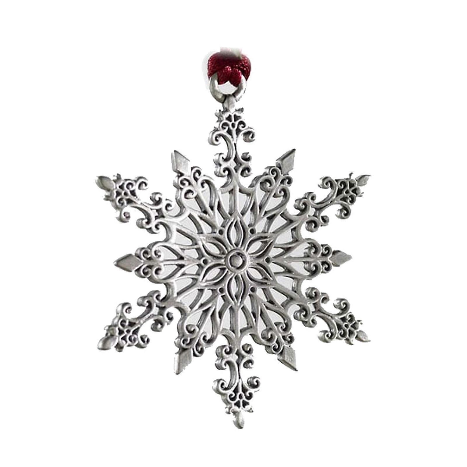 固体ピューターのクリスマスツリーの飾りの家および党のための掛かる金属の休日の装飾