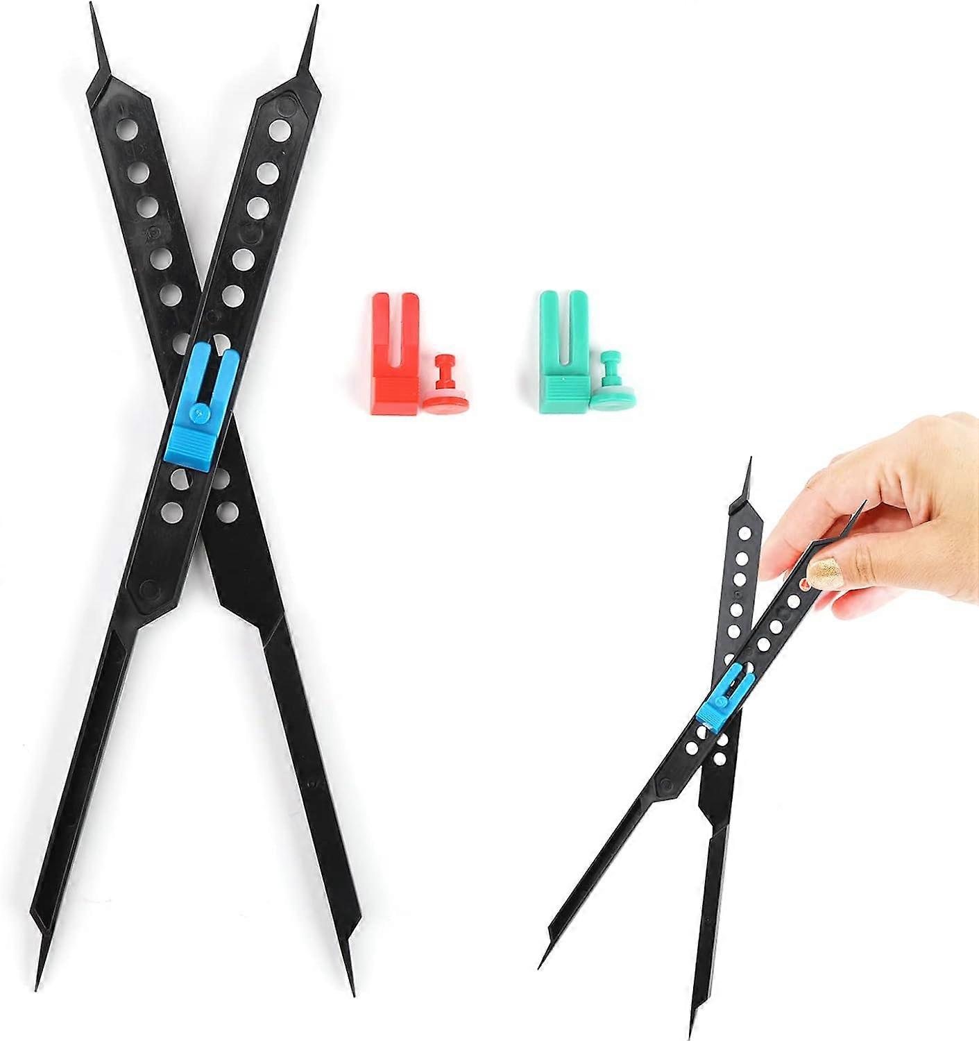 9.96 Inch Proportional Scale Divider for Artists, Proportional Dividers Drawing Measurement Caliper Tools Multifunctional Compass Ruler, Adjustable Ar